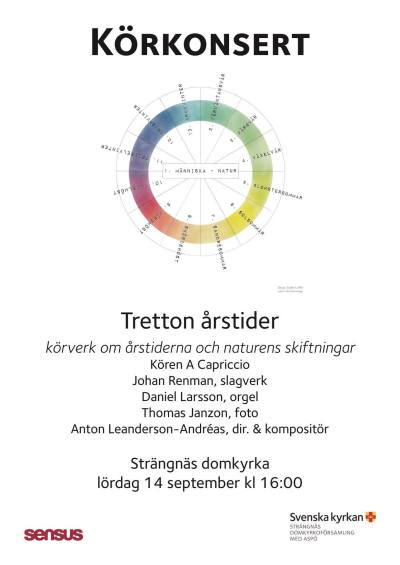Tretton årstider Strängnäs, affisch